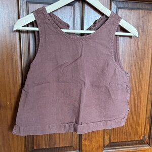 notPERFECTLINEN Cinnamon Rose Linen Garment